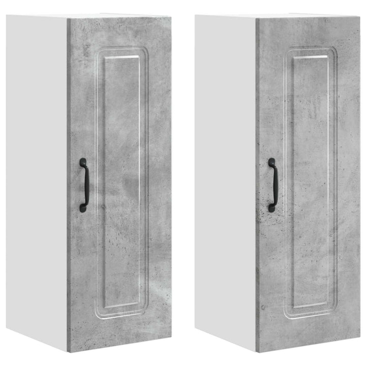 Panel til opvaskemaskine Kalmar 2 pcs Beton Grå 30 x 31 x 80 cm