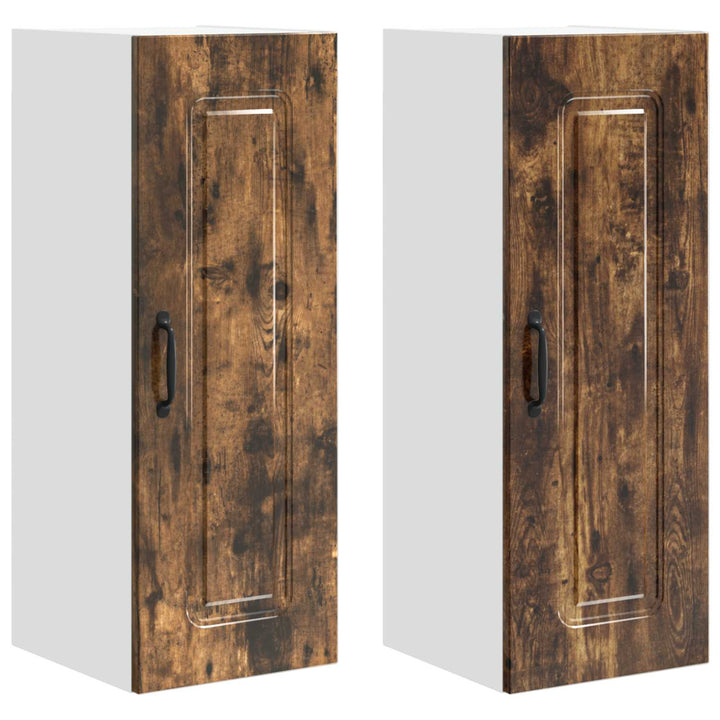 Panel til opvaskemaskine Kalmar 2 pcs Røget eg 30 x 31 x 80 cm