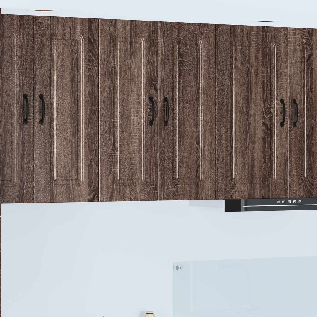 Panel til opvaskemaskine Kalmar 2 pcs Brun eg 30 x 31 x 80 cm