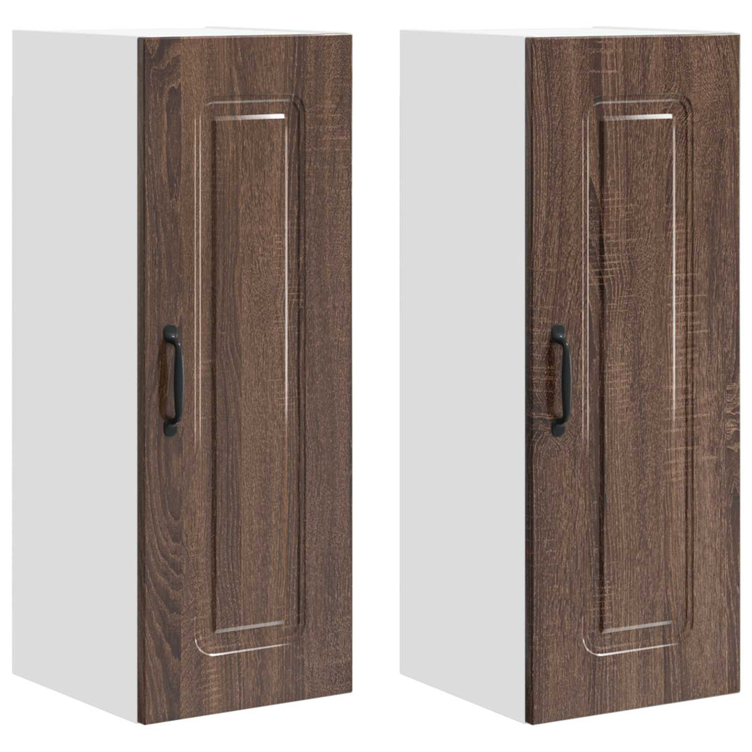 Panel til opvaskemaskine Kalmar 2 pcs Brun eg 30 x 31 x 80 cm