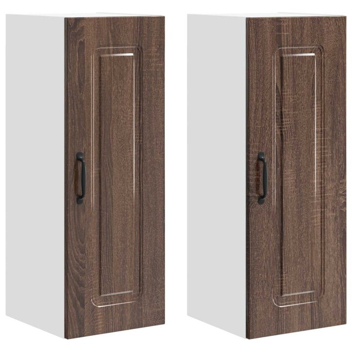 Panel til opvaskemaskine Kalmar 2 pcs Brun eg 30 x 31 x 80 cm
