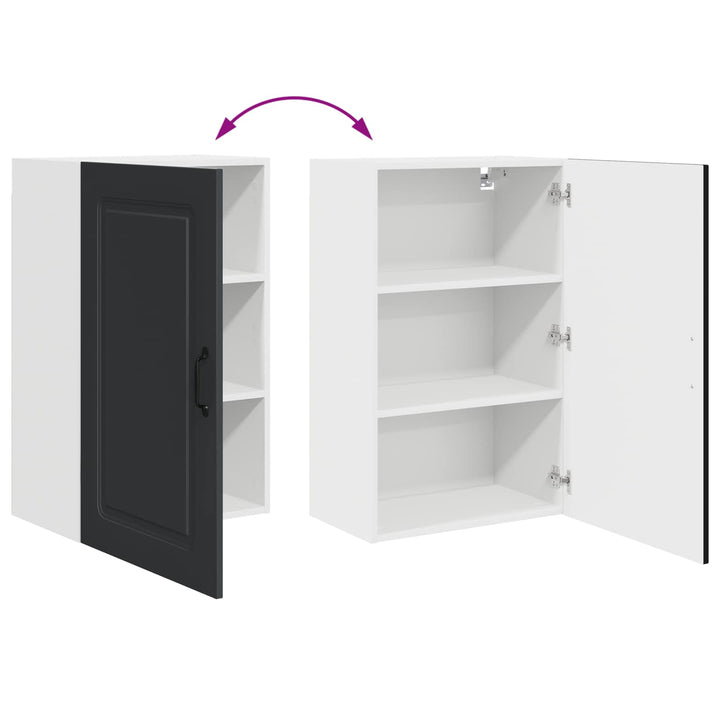 Panel til opvaskemaskine Kalmar Sort 50 x 31 x 80 cm
