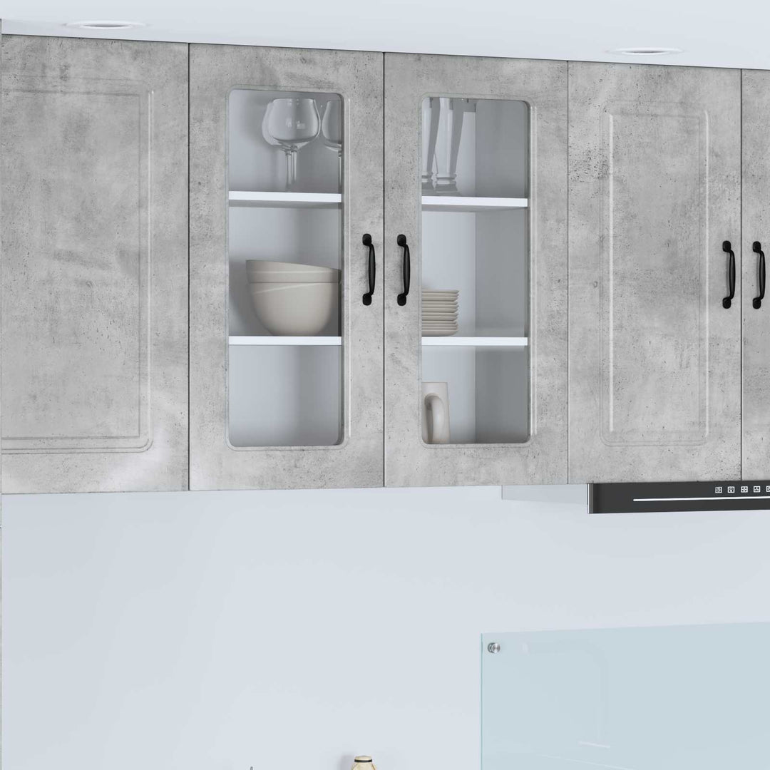 Panel til opvaskemaskine Kalmar Beton Grå 80 x 31 x 80 cm