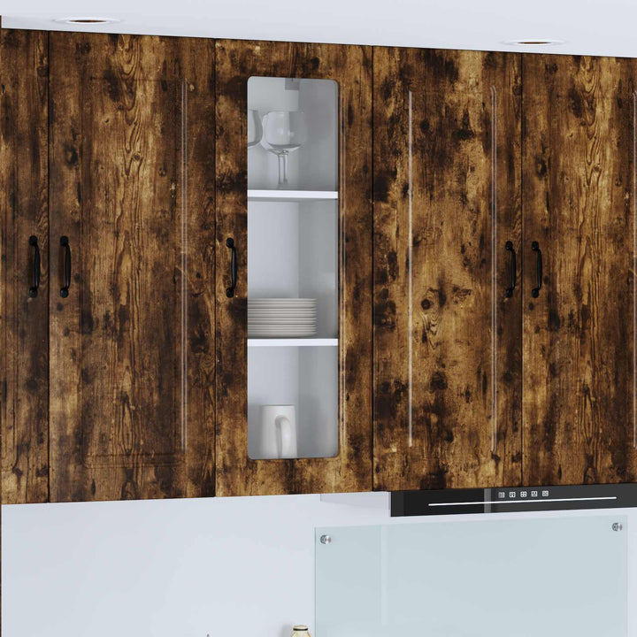 Panel til opvaskemaskine Kalmar Røget eg 40 x 31 x 100 cm