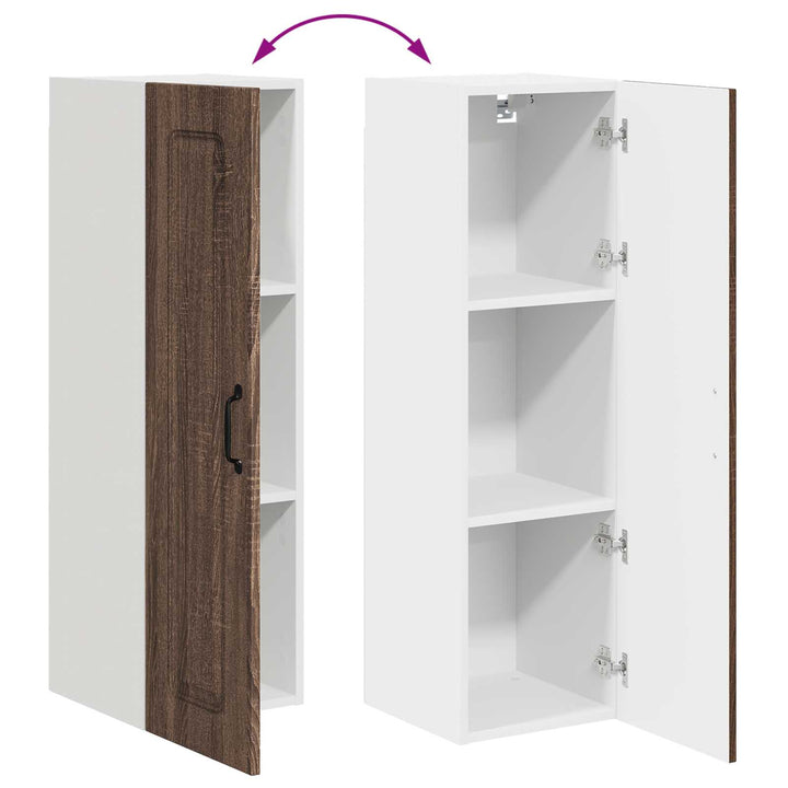 Panel til opvaskemaskine Kalmar Brun eg 30 x 31 x 100 cm