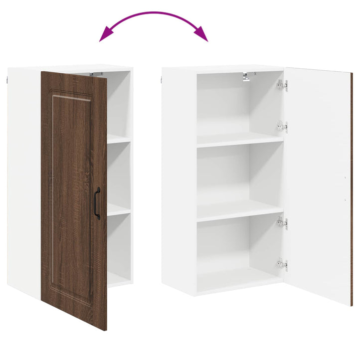 Panel til opvaskemaskine Kalmar Brun eg 50 x 31 x 100 cm