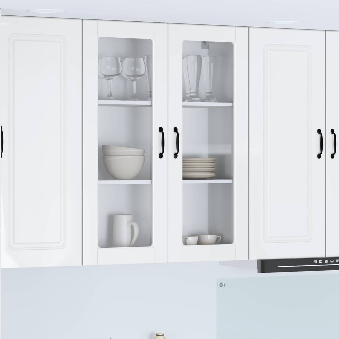 Panel til opvaskemaskine Kalmar Høj gloss hvid 80 x 31 x 100 cm