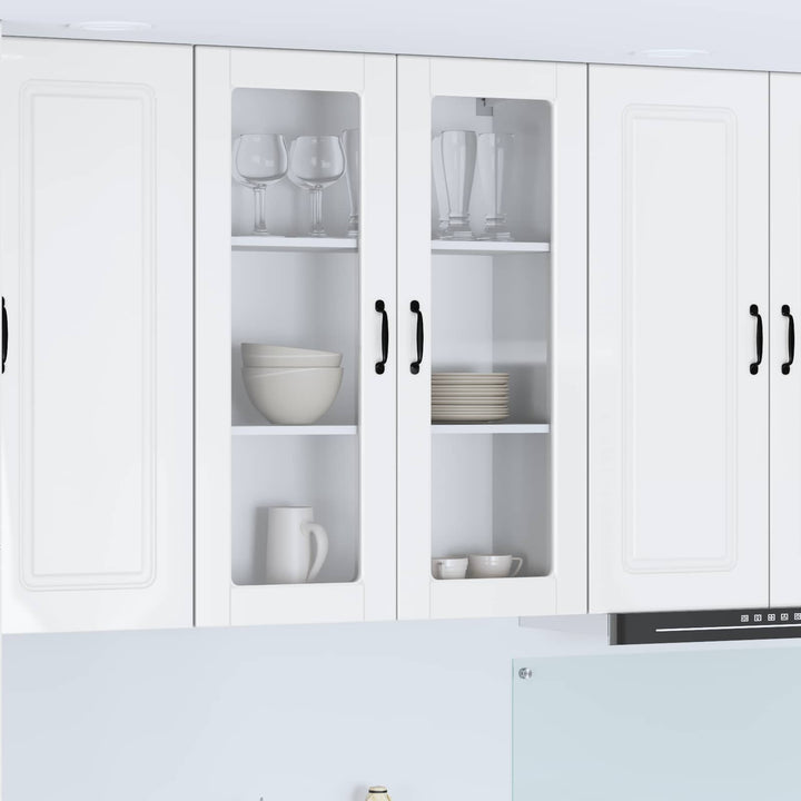 Panel til opvaskemaskine Kalmar Høj gloss hvid 80 x 31 x 100 cm