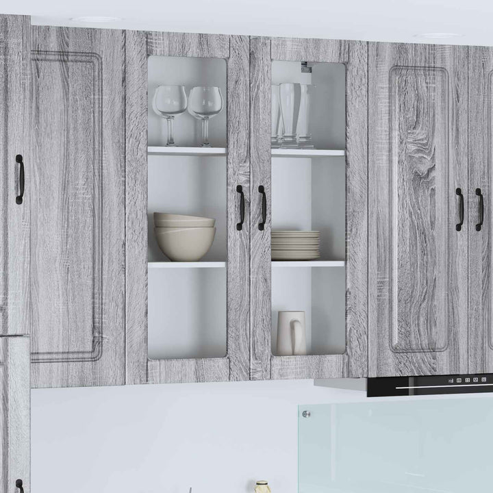 Panel til opvaskemaskine Kalmar Grå Sonoma 80 x 31 x 100 cm