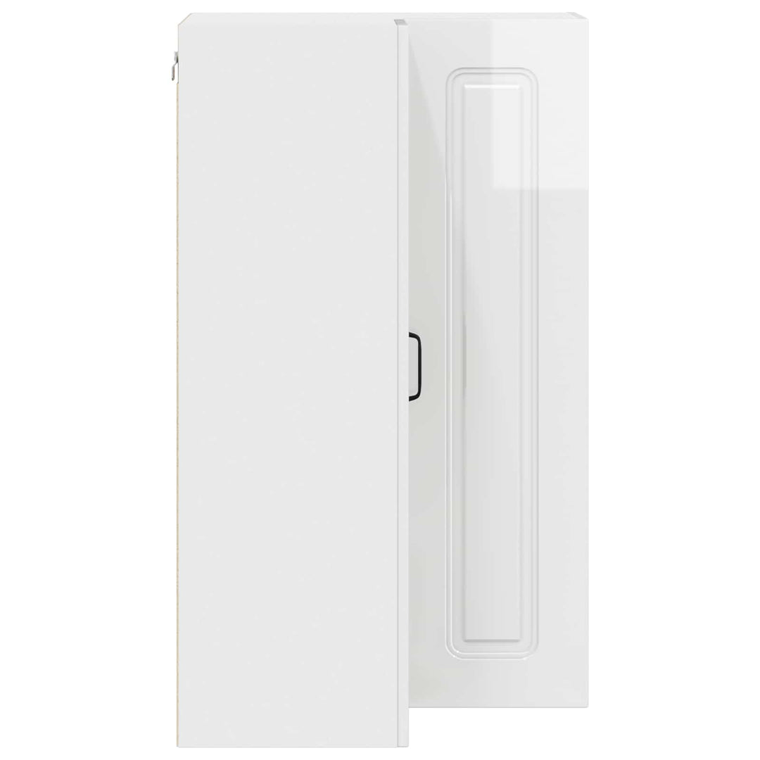 Panel til opvaskemaskine Kalmar Høj gloss hvid 57 x 57 x 100 cm