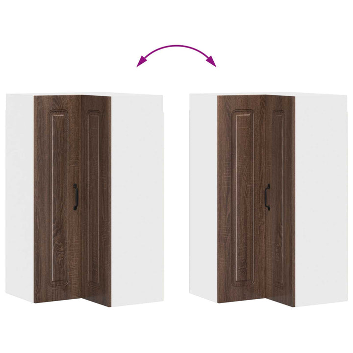 Panel til opvaskemaskine Kalmar Brun eg 57 x 57 x 100 cm