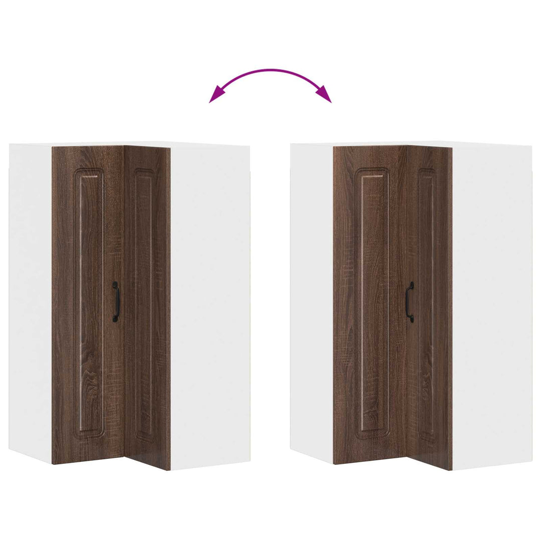 Panel til opvaskemaskine Kalmar Brun eg 57 x 57 x 100 cm