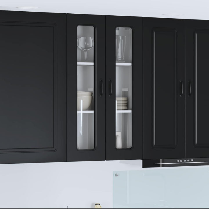 Panel til opvaskemaskine Kalmar Sort 60 x 31 x 100 cm