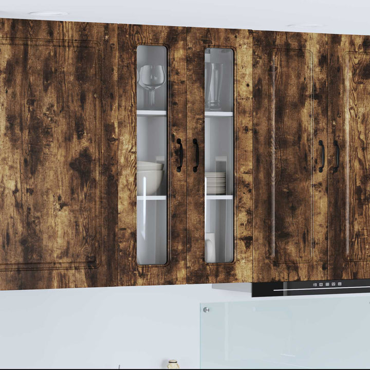 Panel til opvaskemaskine Kalmar Røget eg 60 x 31 x 100 cm