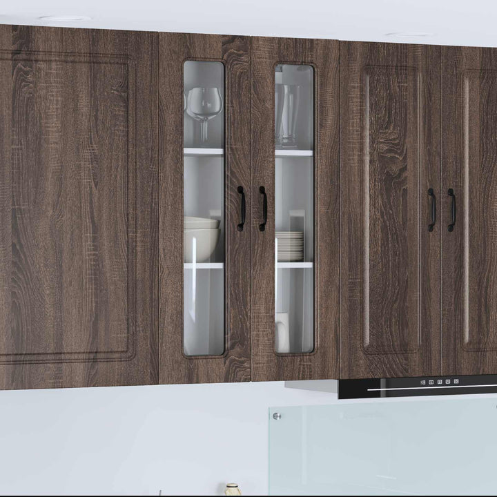 Panel til opvaskemaskine Kalmar Brun eg 60 x 31 x 100 cm