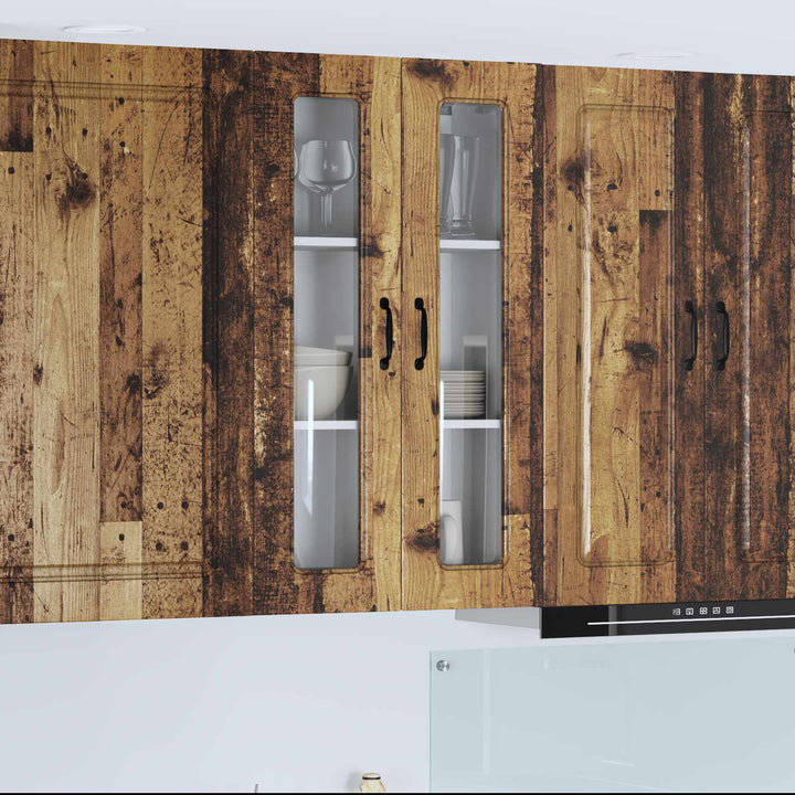 Panel til opvaskemaskine Kalmar Gammelt træ 60 x 31 x 100 cm