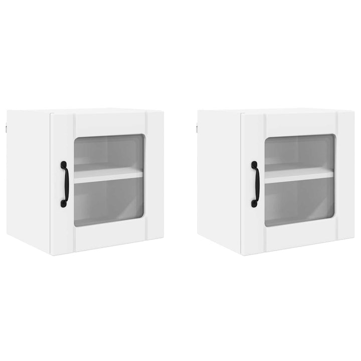 Væglågskab LUCCA 2 pcs Hvid 40 x 31 x 40 cm Konstrueret træ