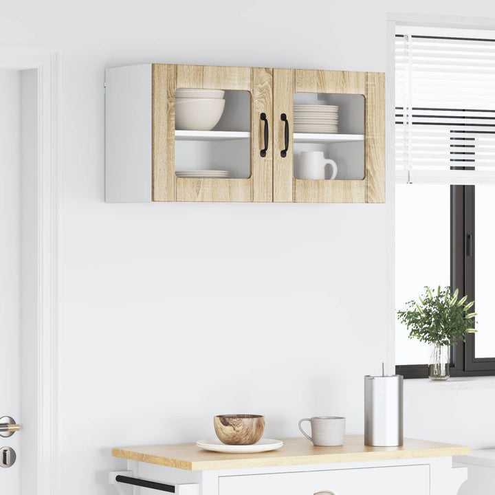 Væglågskab LUCCA 2 pcs Sonoma-eg 40 x 31 x 40 cm