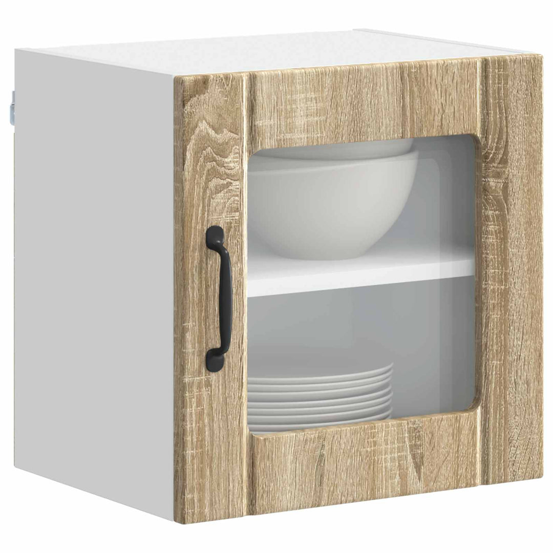 Væglågskab LUCCA 2 pcs Sonoma-eg 40 x 31 x 40 cm