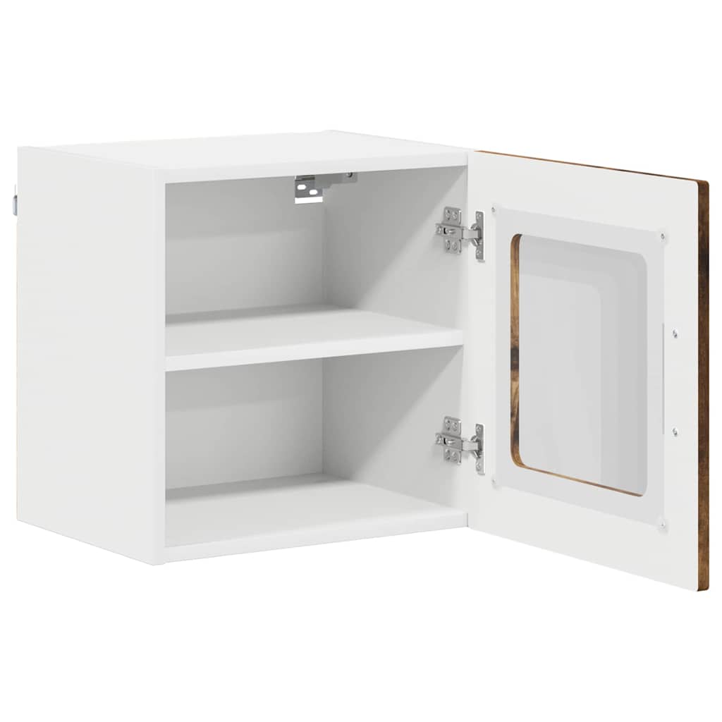 Væglågskab LUCCA 2 pcs Røget eg 40 x 31 x 40 cm Konstrueret træ