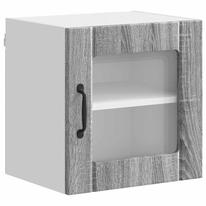 Væglågskab LUCCA 2 pcs Grå sonoma-eg 40 x 31 x 40 cm