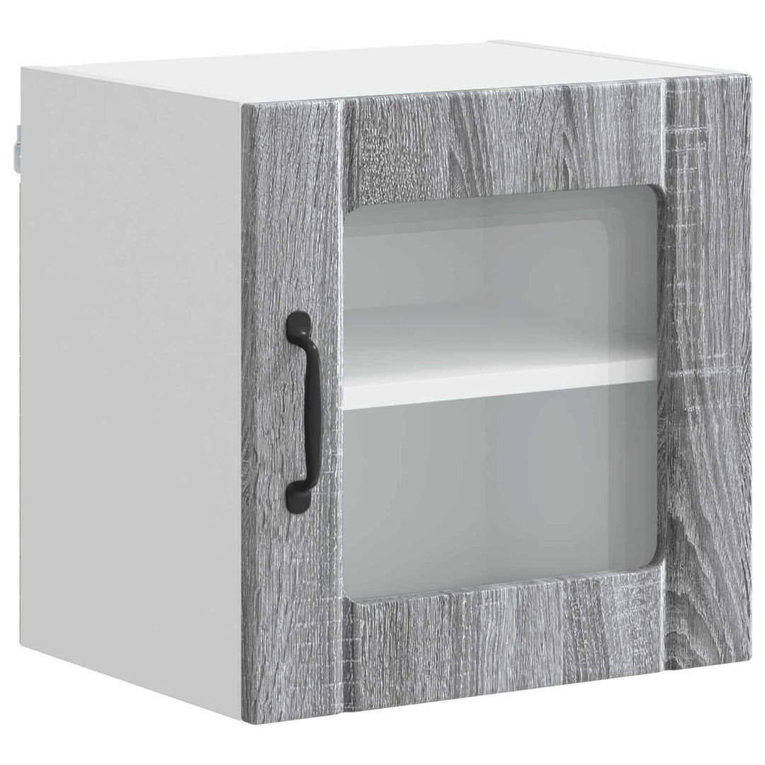 Væglågskab LUCCA 2 pcs Grå sonoma-eg 40 x 31 x 40 cm