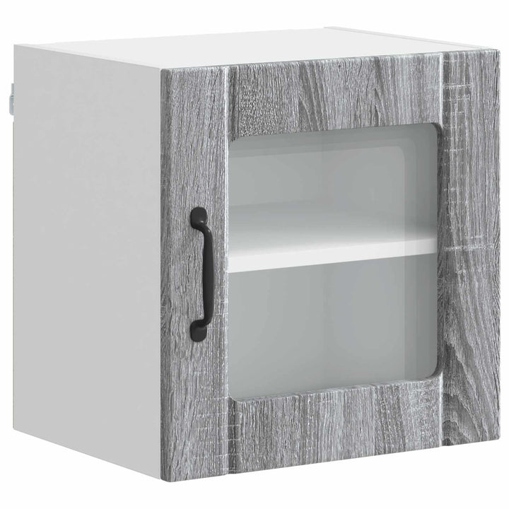 Væglågskab LUCCA 2 pcs Grå sonoma-eg 40 x 31 x 40 cm