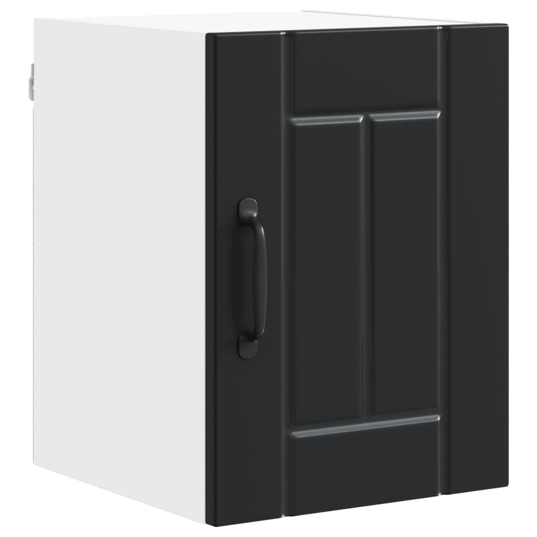 Vægskab LUCCA 2 pcs Sort 30 x 31 x 40 cm Konstrueret træ