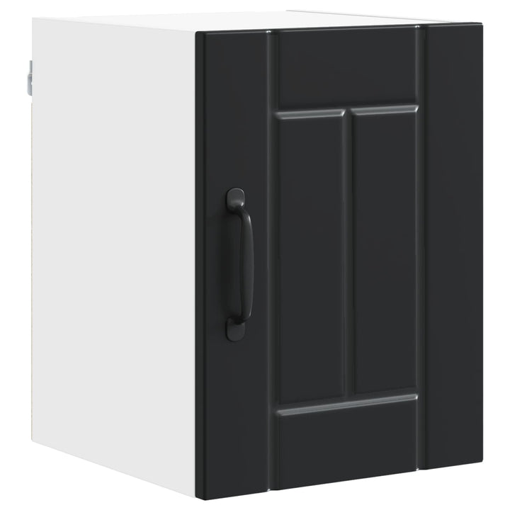 Vægskab LUCCA 2 pcs Sort 30 x 31 x 40 cm Konstrueret træ