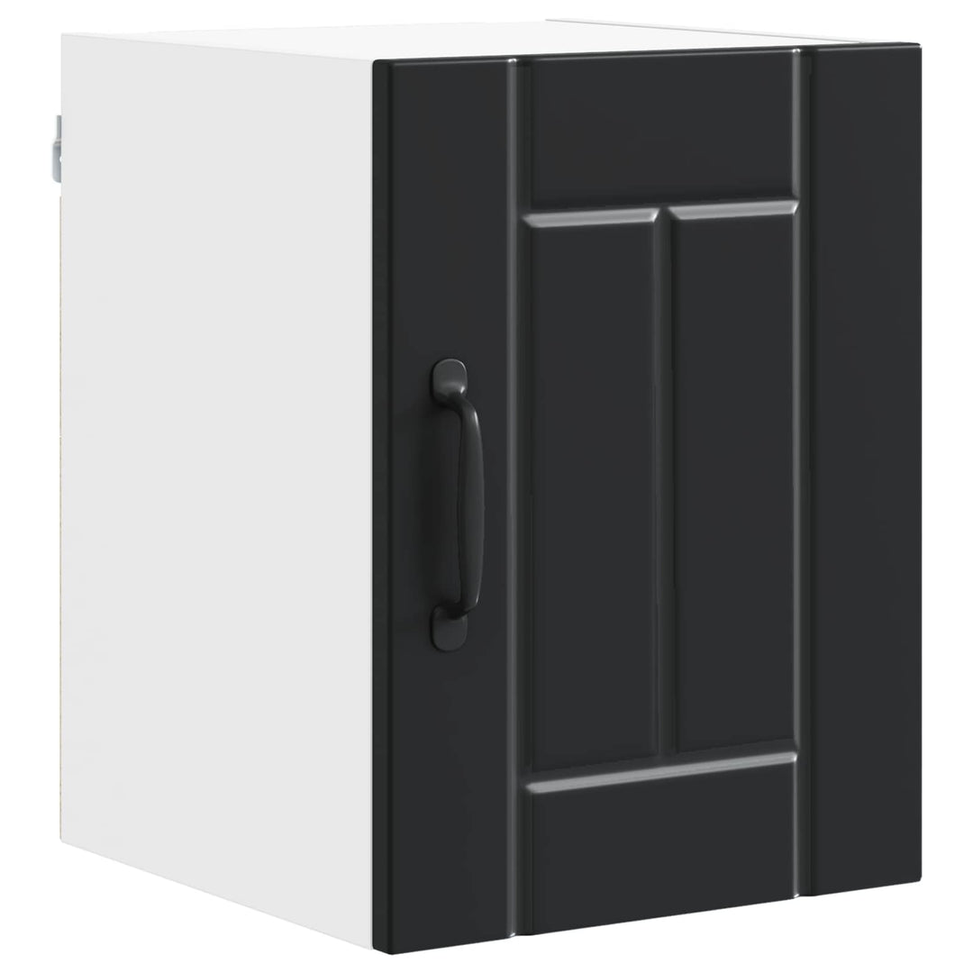 Vægskab LUCCA 2 pcs Sort 30 x 31 x 40 cm Konstrueret træ