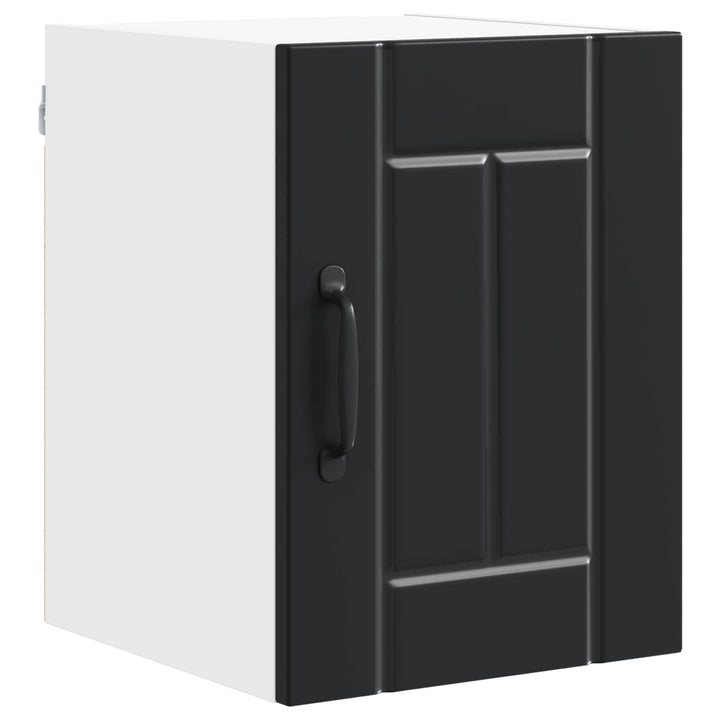 Vægskab LUCCA 2 pcs Sort 30 x 31 x 40 cm Konstrueret træ