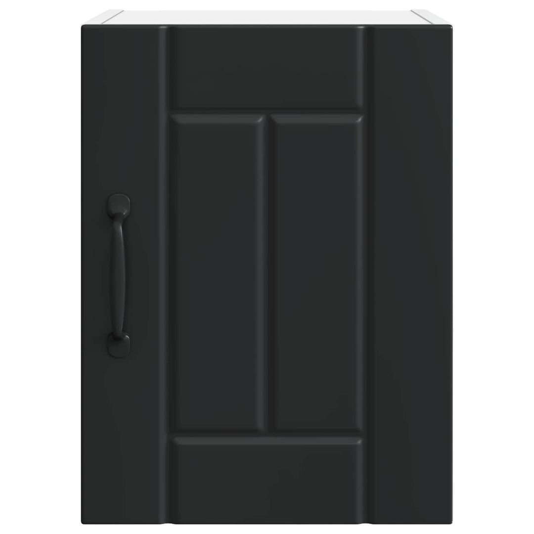 Vægskab LUCCA 2 pcs Sort 30 x 31 x 40 cm Konstrueret træ