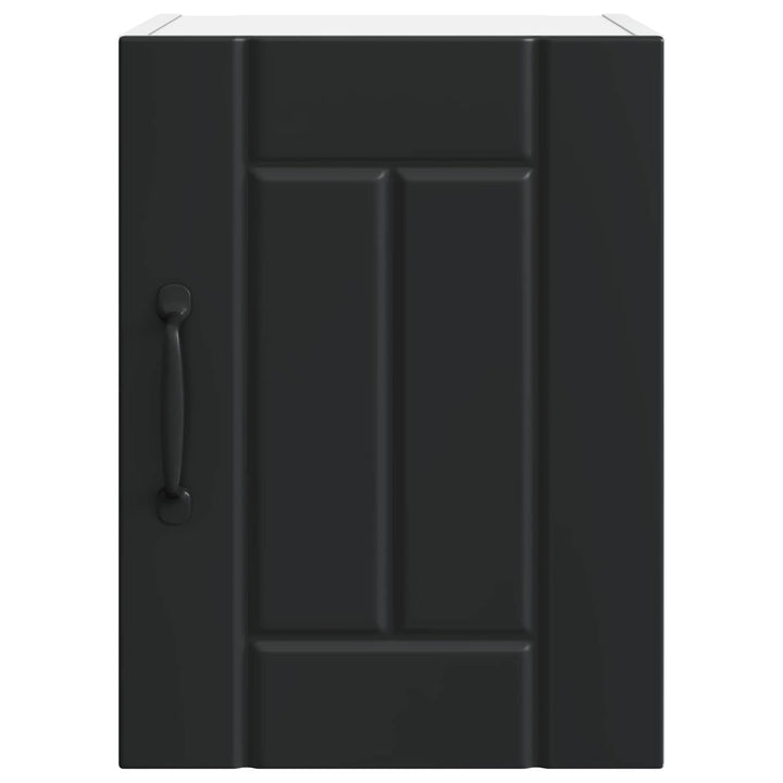 Vægskab LUCCA 2 pcs Sort 30 x 31 x 40 cm Konstrueret træ