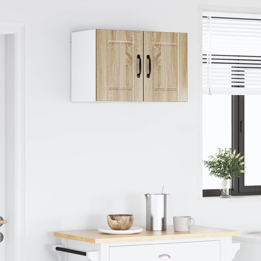 Vægskab LUCCA 2 pcs Sonoma-eg 30 x 31 x 40 cm Konstrueret træ