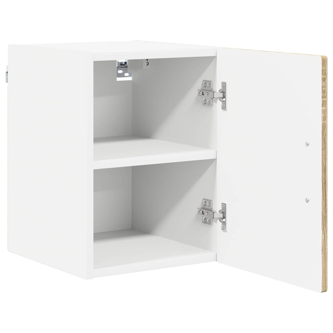 Vægskab LUCCA 2 pcs Sonoma-eg 30 x 31 x 40 cm Konstrueret træ