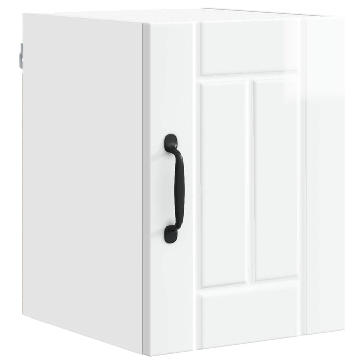 Vægskab LUCCA 2 pcs Hvid højglans 30 x 31 x 40 cm