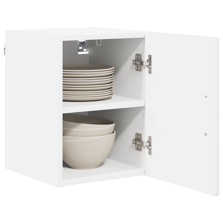 Vægskab LUCCA 2 pcs Hvid højglans 30 x 31 x 40 cm