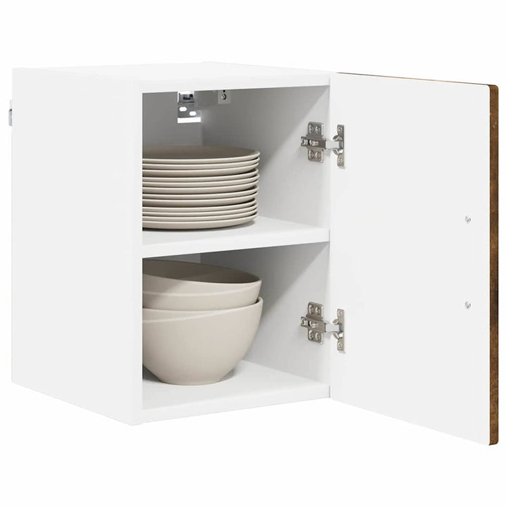 Vægskab LUCCA 2 pcs Røget eg 30 x 31 x 40 cm Konstrueret træ