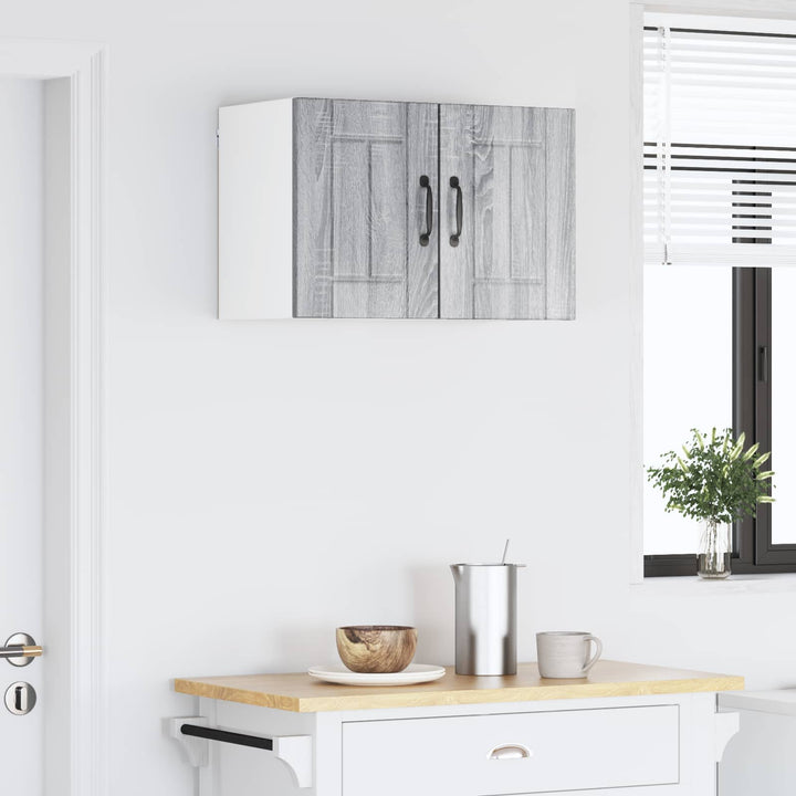 Vægskab LUCCA 2 pcs Grå sonoma-eg 30 x 31 x 40 cm