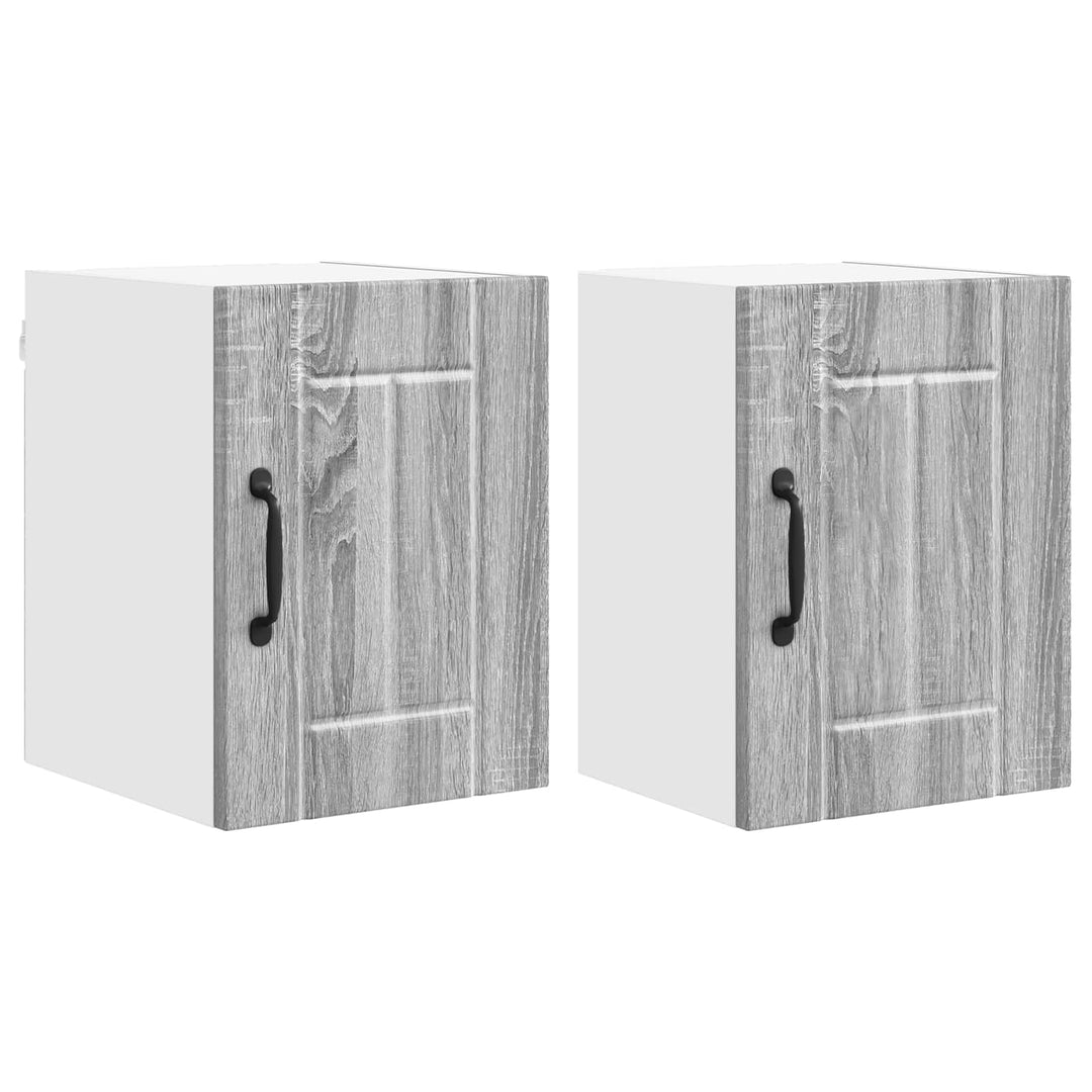 Vægskab LUCCA 2 pcs Grå sonoma-eg 30 x 31 x 40 cm
