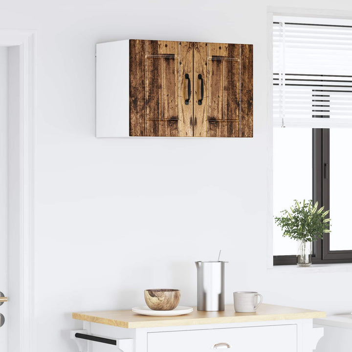 Vægskab LUCCA 2 pcs Gammelt træ 30 x 31 x 40 cm Konstrueret træ