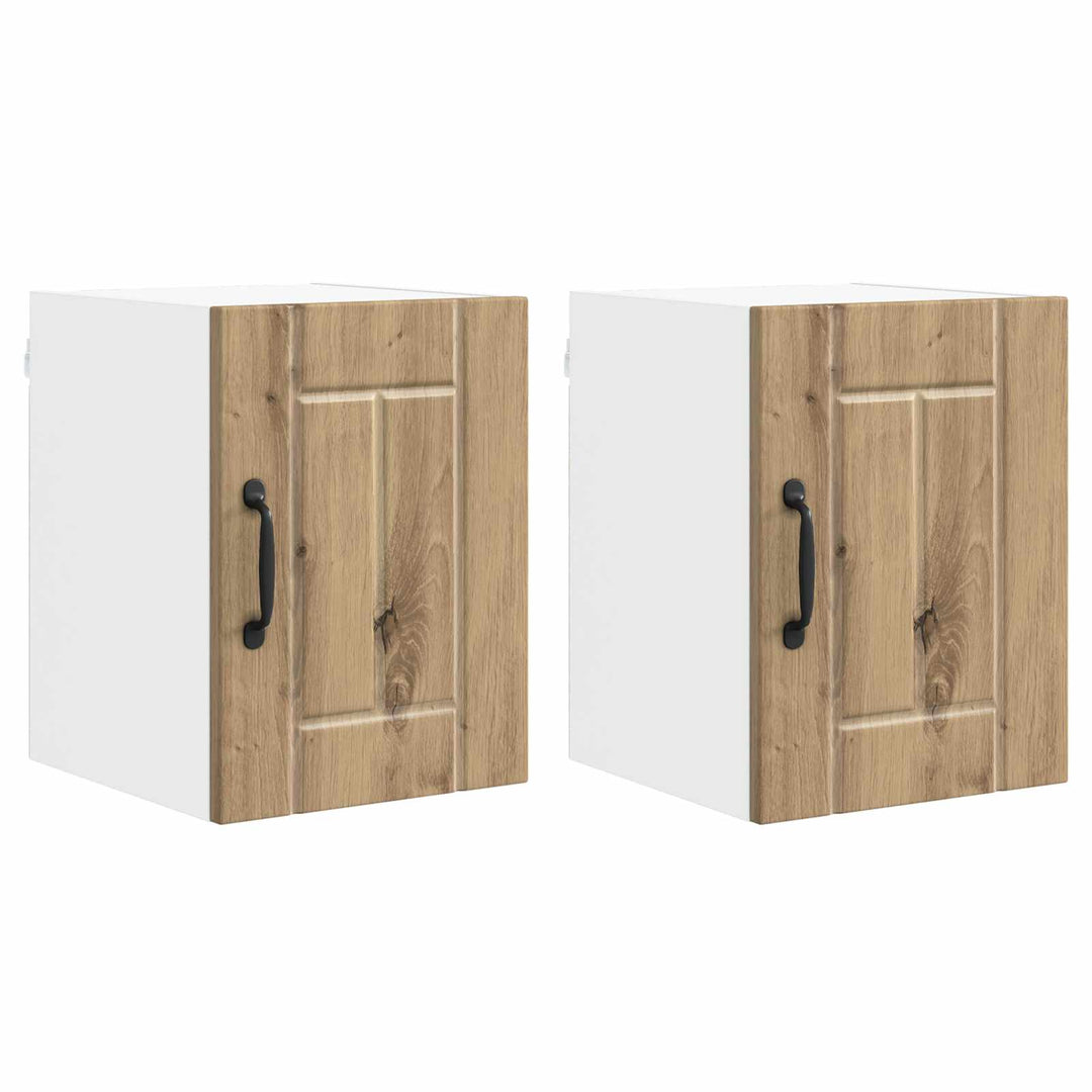 Vægskab LUCCA 2 pcs Artisan-eg Konstrueret træ