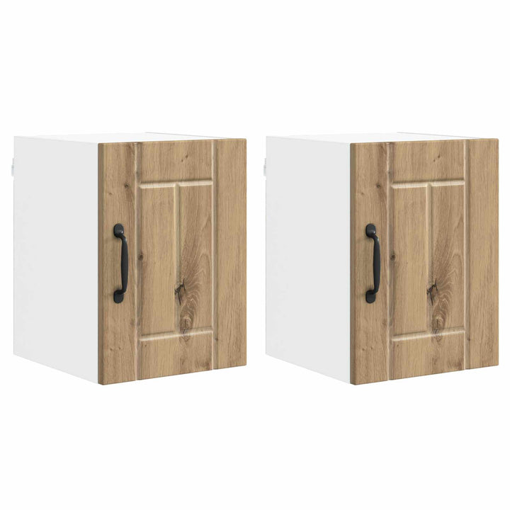 Vægskab LUCCA 2 pcs Artisan-eg Konstrueret træ