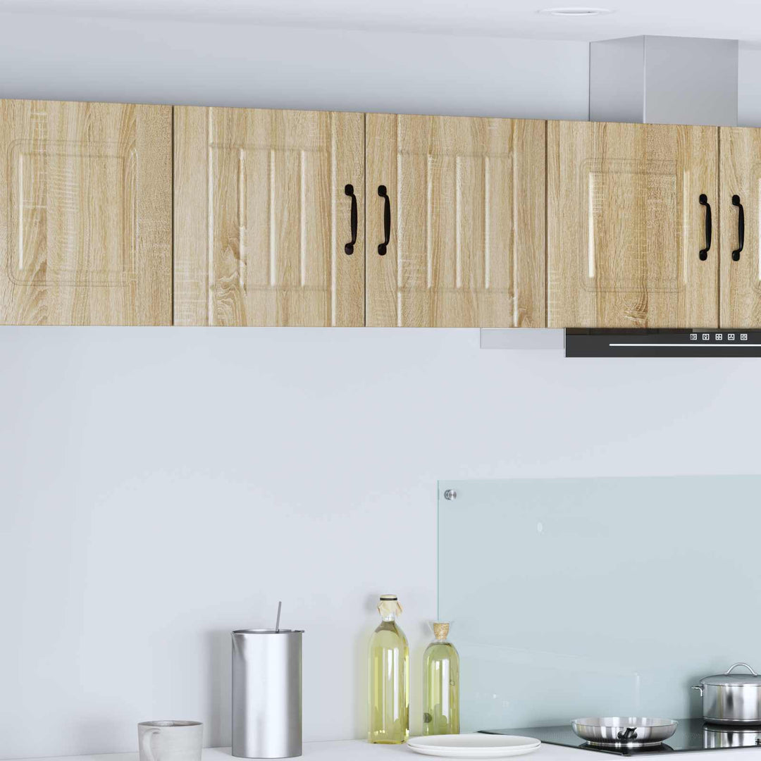 Vægskab LUCCA 2 pcs Sonoma-eg 40 x 31 x 40 cm Konstrueret træ