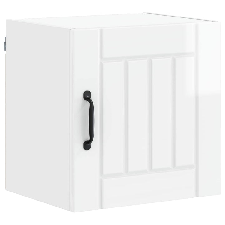 Vægskab LUCCA 2 pcs Hvid højglans 40 x 31 x 40 cm