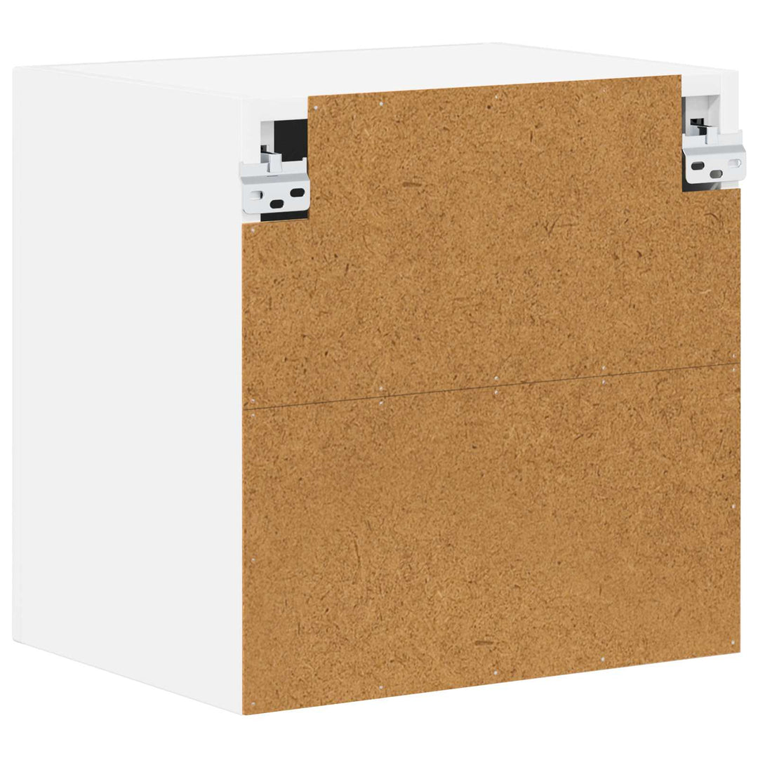 Vægskab LUCCA 2 pcs Hvid højglans 40 x 31 x 40 cm