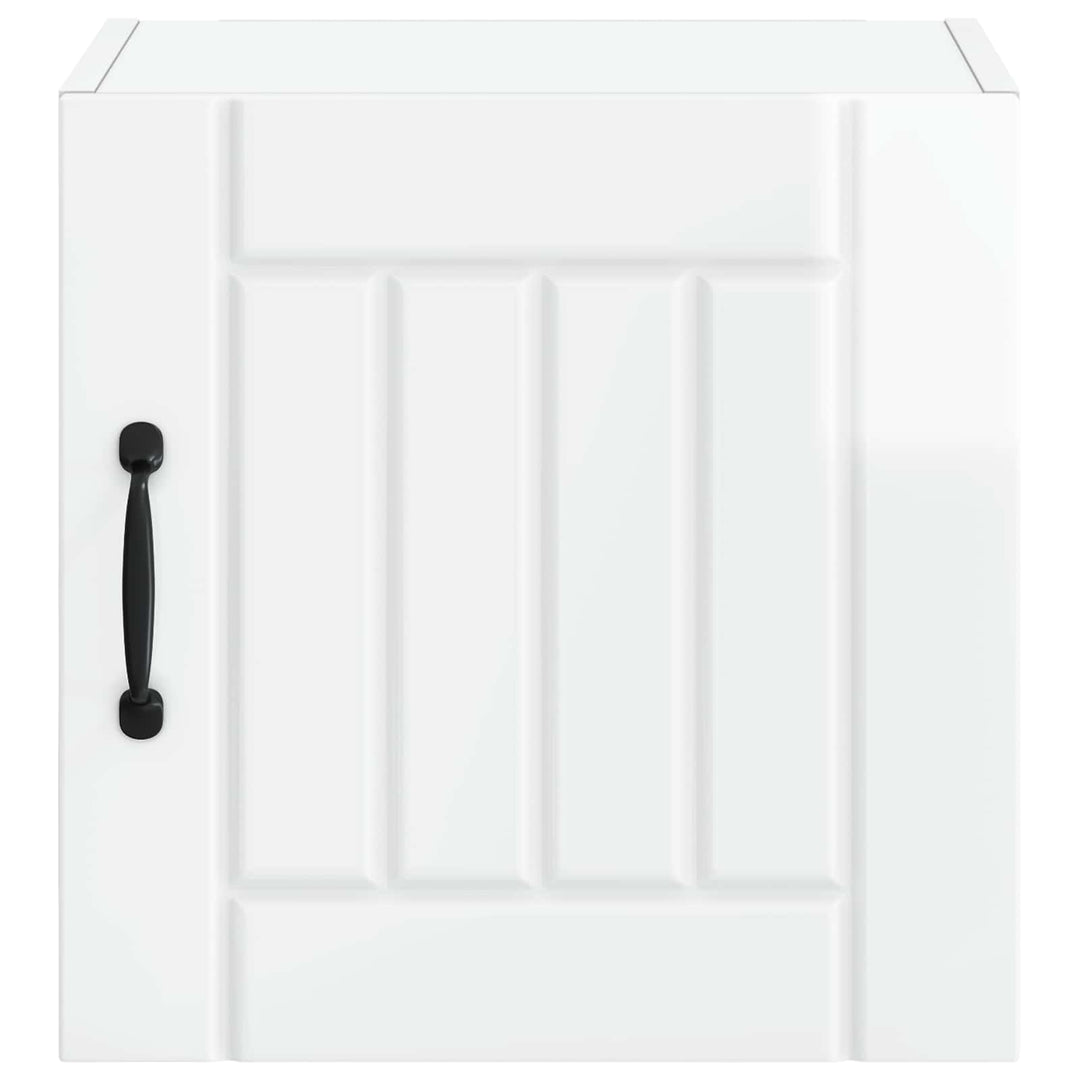 Vægskab LUCCA 2 pcs Hvid højglans 40 x 31 x 40 cm