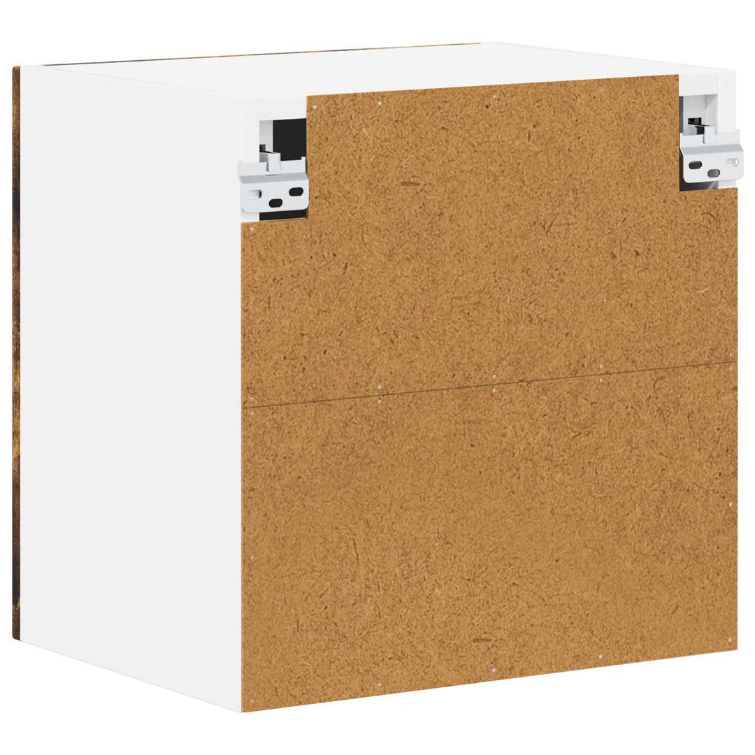 Vægskab LUCCA 2 pcs Røget eg 40 x 31 x 40 cm Konstrueret træ