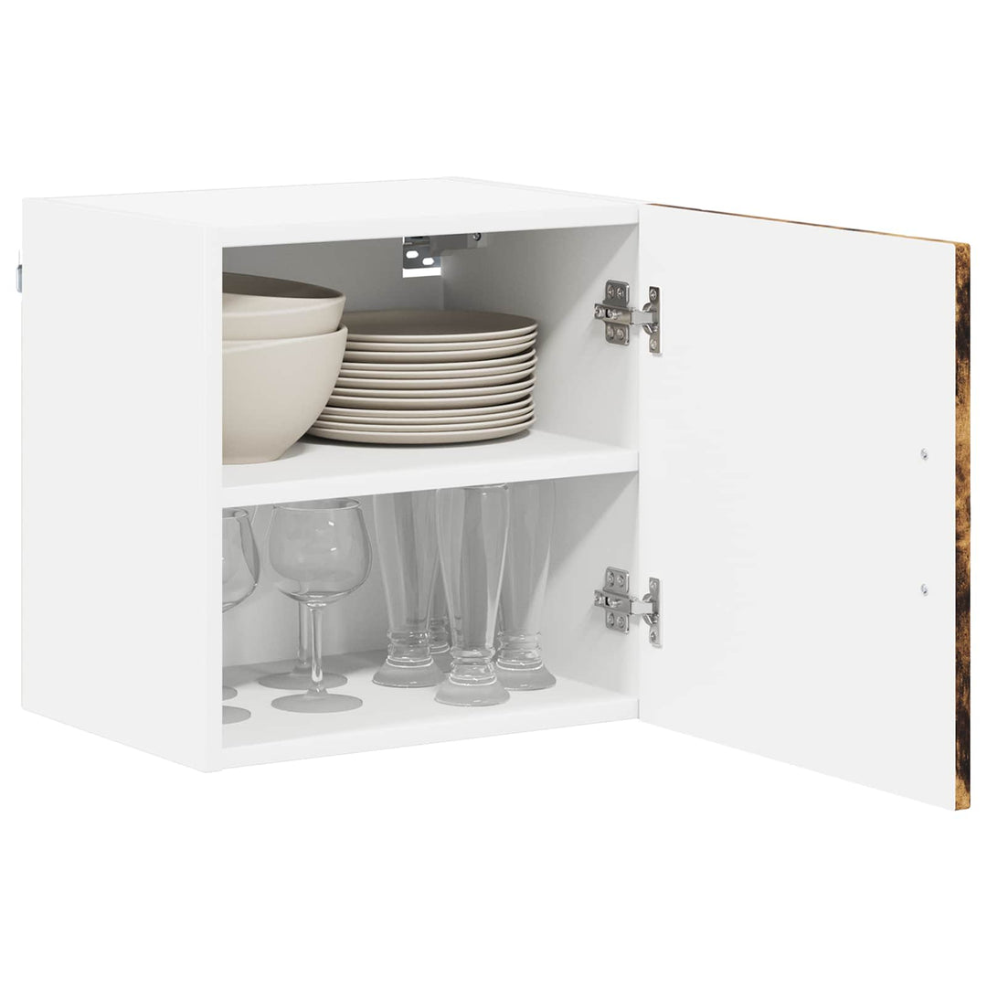 Vægskab LUCCA 2 pcs Røget eg 40 x 31 x 40 cm Konstrueret træ