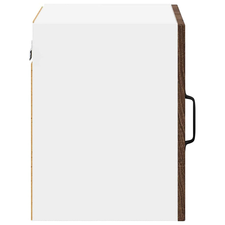 Vægskab LUCCA 2 pcs Brunt eg 40 x 31 x 40 cm Konstrueret træ